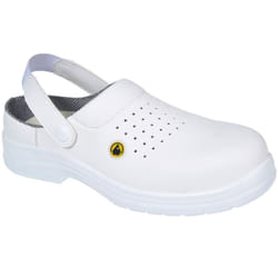 Portwest - Sabot de sécurité ventilé composite esd sb ae couleur : Blanc taille 36