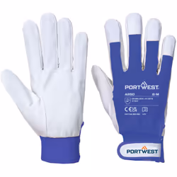Attache bandes auto-aggrippantes pour un ajustement sécurisé. Gant en cuir de chèvre avec fermeture par bandes auto-aggrippan ...