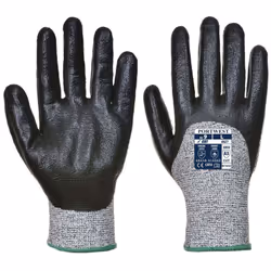 Certifié CE Matériaux: HPPE, Fibre de verre, Mousse Nitrile Normes : EN 420 - EN 388 (4.5.4.3.) - ANSI/ISEA 105 Cut Level (4) ...