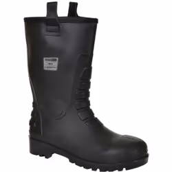Une alternative imperméable au cuir traditionnel. embout et semelle intercalaire acier, entièrement imperméable, fourrure bor ...