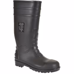 Le Wellington Total Safety offre une protection ultime S5 pour le porteur. Embout et intercalaire en acier. Construction PVC  ...