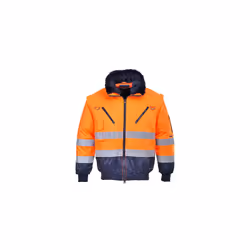 Blouson pilote 3 en 1 HV-Orange-M PJ50