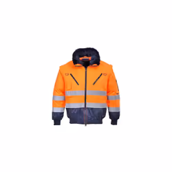 Blouson pilote 3 en 1 HV-Orange-S PJ50
