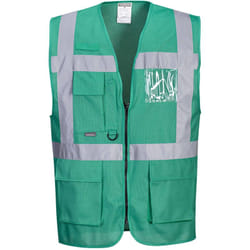 Portwest - Gilet Iona Executive Vert bouteille 2XL