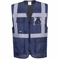 deux poches plaquées. Dans une gamme de quatre superbes couleurs, ce gilet offre un porte badge à double entrée, une boucle r ...