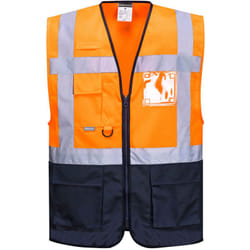 Rs Pro - Gilets Executive Warsaw Orange/Marine l