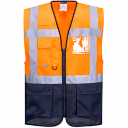 Genre = Mixte Taille = S Couleur = Orange Type de fermeture = Zip Nombre de bandes réfléchissantes = 2 Matériau = Polyester C ...