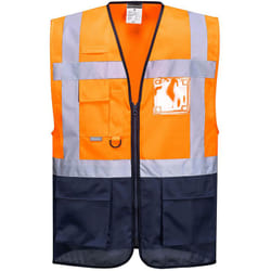 Rs Pro - Gilet haute visibilité Orange taille s avec fermeture éclair Zip ( Prix pour 1 )