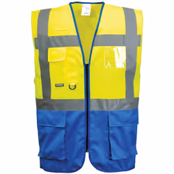 7 poches pour plus de rangement. Cette déclinaison en deux coloris dans notre gamme de gilets Exécutive comporte plusieurs po ...