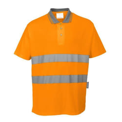 Polo haute visibilité Portwest Confort Coton - Orange
