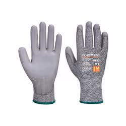 Portwest - Gant anti-coupure A622 paume pu mr Gris t.s