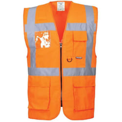 Gilet Haute Visibilité Executive-Berlin Portwest Orange 4XL