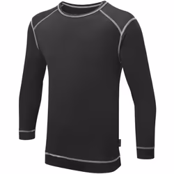 Respirant, Haute évacuation de l'humidité, gestion de l'humidité. Le T-shirt ML base Pro intègre un traitement aux ions d'arg ...