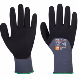 Faible résistance à l'usure pour une contamination minimale. Gant ¾ enduit pour une protection supplémentaire au dos de la ma ...