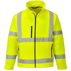 Veste Softshell Haute Visibilité Portwest Classic Hi Vis Jaune Fluo l