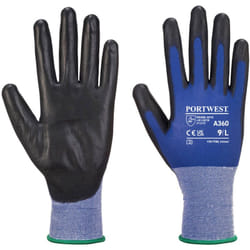 Portwest - Gants Senti-Flex Bleu/Noir s - Taille 7