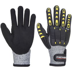 Gants résistant aux coupures et aux chocs Gris/Noir XL - Taille 10