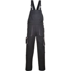 Portwest - Cotte à bretelles Texo Contrast couleur : Noir taille xs