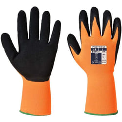 Gant Grip Portwest Haute visibilité Mousse de Latex Orange 8
