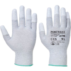 Portwest - Gants Antistatique bout de doigts enduit pu Gris 2XL - Taille 11