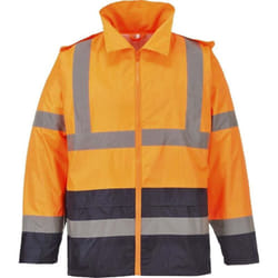 Veste De Pluie Hi-vis Bicolore Couleur : Orange/marine Taille Xxl Portwest