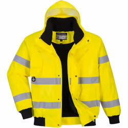 EN342 Protection contre le froid certifiée jusqu'à -40°C. Cette veste polyvalente et pratique 3-en-1 offre une visibilité acc ...