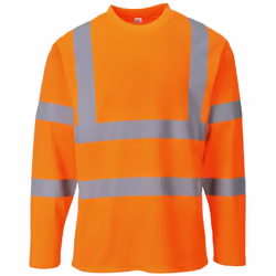 Bande réfléchissante pour une visibilité accrue. Notre tissu innovant Cotton Comfort est utilisé pour ce t-shirt à manches lo ...