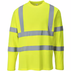 Bande réfléchissante pour une visibilité accrue. Notre tissu innovant Cotton Comfort est utilisé pour ce t-shirt à manches lo ...