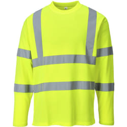 Portwest - T-Shirt Hi-Vis manches longues couleur : Jaune taille xxxl
