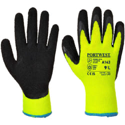 Portwest - Gants thermique Soft Grip Jaune/Noir m - Taille 8