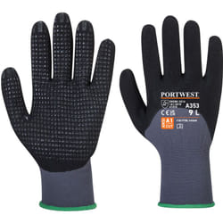 Portwest - Gants dermiflex Ultra Plus Gris/Noir xl - Taille 10