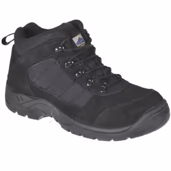 La chaussure Trouper S1P noire est équipée d'une doublure intérieure respirante et d'oeillets fermés. Embout et intercalaire  ...