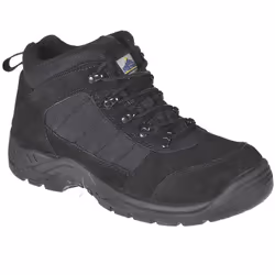 La chaussure Trouper S1P noire est équipée d'une doublure intérieure respirante et d'oeillets fermés. Embout et intercalaire  ...