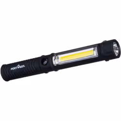 Piles comprises AAA x 3. Luminosité: 150/40 Lumens Distance du faisceau: 10m (lumière latérale), 20m (lumière supérieure) Dur ...