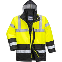 Portwest - Parka Bicolore Traffic couleur : Jaune/Noir taille l