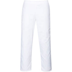 Pantalon taille elastiquée blanc 4XL
