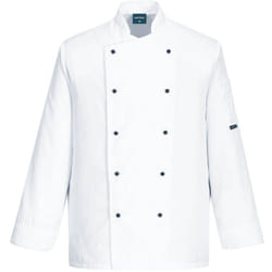 Portwest - Veste de cuisine Somerset couleur : Blanc taille 4XL