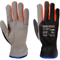 Portwest - Gants Wintershield Noir/Orange m - Taille 8
