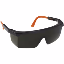 Excellente protection latérale. Lentille polyvalente Shade 5 avec protection latérale et bras réglables pour un confort perso ...