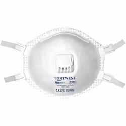 Sangles pour la tête soudées par ultrasons. Masque confortable en forme de bol avec une valve d'expiration pour une résistanc ...
