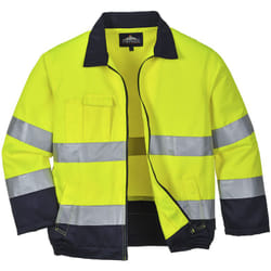Veste Hi-Vis Madrid Jaune/Marine 2XL