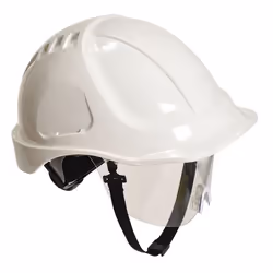Casque Endurance Plus visor Portwest - Blanc - Homme - 31 db - 63 cm - 8 points - Protection de la tête