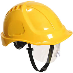 Casque à visiere Endurance Plus visor couleur : Jaune taille Portwest