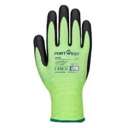 Portwest Gant GreenCut A645 Vert/Noir