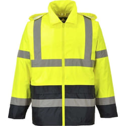 Veste de pluie haute visibilité Portwest bicolore H443 Jaune / Noir xxl