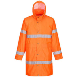 Portwest - Manteau de pluie Hivis 100cm couleur : Orange taille l