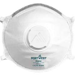 Portwest - Boite de 10 masques FFP3 Dolomite Coque de respiration legère Blanc