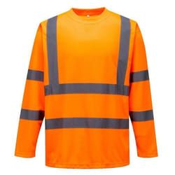 Tee-shirt haute visibilité Portwest manches longues - Orange