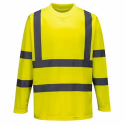 Tee-shirt haute visibilité Portwest manches longues - Jaune