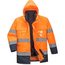 Parka haute visibilité 3 en 1 couleur : Orange/Marine taille XXL - PORTWEST